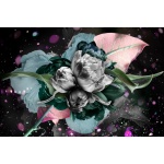 Fototapeta kwiaty w stylu vintage, obraz, grafika 5506