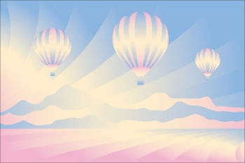  Fototapeta balony 3464