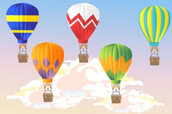  Fototapeta balony 3474