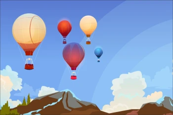  Fototapeta balony 3476