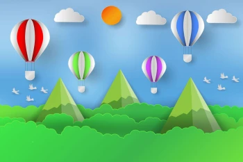  Fototapeta balony 3480