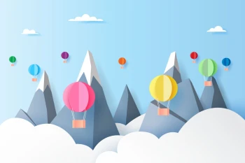  Fototapeta balony 3493