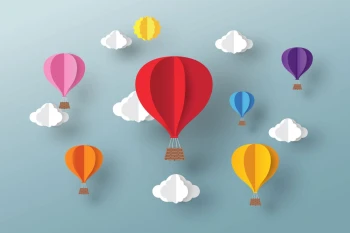  Fototapeta balony 3551