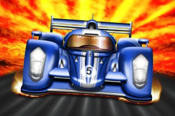  Fototapeta dla dzieci autko wyścigowe 51a