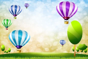  Fototapeta dla dzieci balony 28a