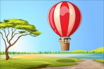  Fototapeta dla dzieci balon 1476