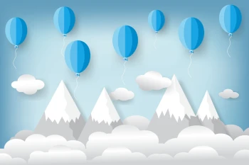  Fototapeta dla dzieci balony 2581