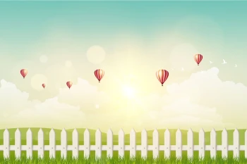  Fototapeta dla dzieci balony 2587