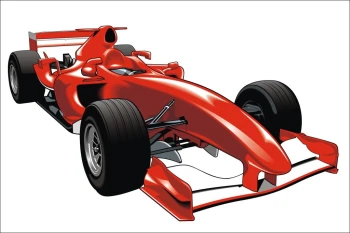  Fototapeta dla dzieci bolid 1542