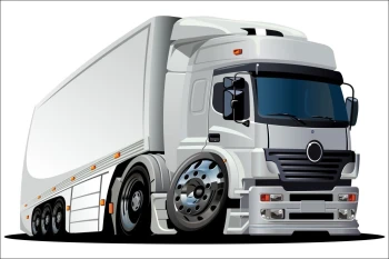  Fototapeta dla dzieci ciężarówka 1496