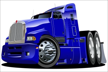  Fototapeta dla dzieci ciężarówka 1500