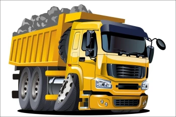  Fototapeta dla dzieci ciężarówka 1517