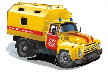  Fototapeta dla dzieci ciężarówka 1518