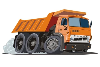  Fototapeta dla dzieci ciężarówka 1523