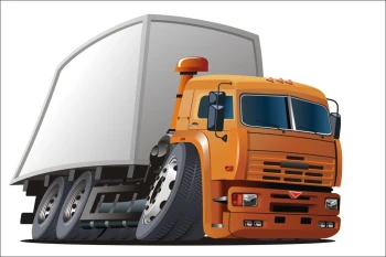  Fototapeta dla dzieci ciężarówka 1524