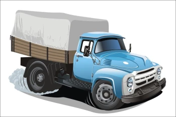  Fototapeta dla dzieci ciężarówka 1533