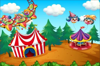  Fototapeta dla dzieci cyrk 1371