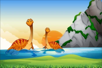  Fototapeta dla dzieci dinozaury 1384