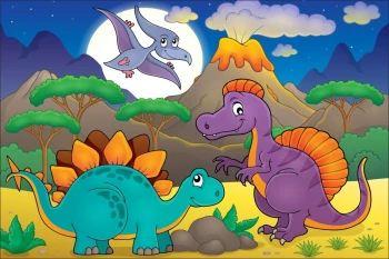  Fototapeta dla dzieci dinozaury 1386