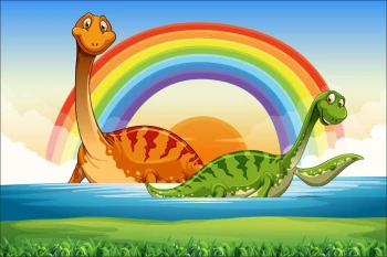  Fototapeta dla dzieci dinozaury 1388