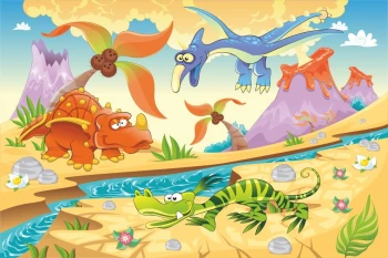  Fototapeta dla dzieci dinozaury 1394