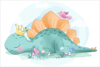  Fototapeta dla dzieci dinozaur 4811