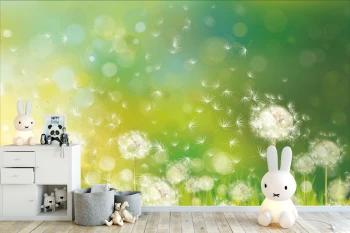  Fototapeta dla dzieci na wymiar dmuchawce dwk055