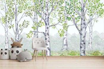  Fototapeta dla dzieci drzewa, las, natura dwk320