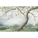  Fototapeta dla dzieci drzewa, las, natura, bociany dwk322