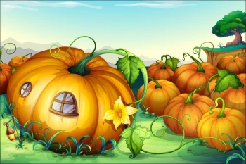  Fototapeta dla dzieci dynie 1364