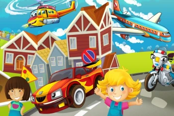  Fototapeta dla dzieci dzieci 55a