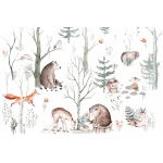  Fototapeta dla dzieci dzikie zwierzęta M009