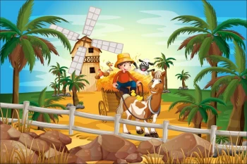  Fototapeta dla dzieci farma 1396