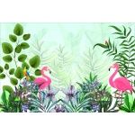 Fototapeta dla dzieci flamingi dwk216