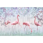  Fototapeta dla dzieci flamingi dwk324