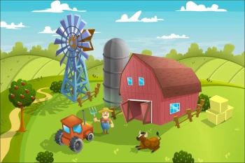  Fototapeta dla dzieci gospodarstwo 1310