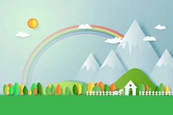  Fototapeta dla dzieci góry 2434