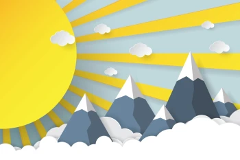  Fototapeta dla dzieci góry 2558