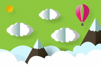  Fototapeta dla dzieci góry 2579