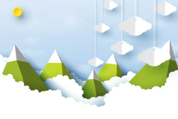  Fototapeta dla dzieci góry 2588