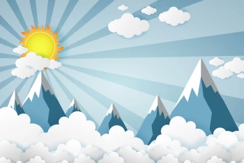  Fototapeta dla dzieci góry 2619