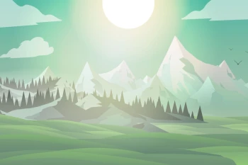  Fototapeta dla dzieci góry 2620