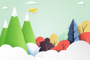  Fototapeta dla dzieci góry 2621