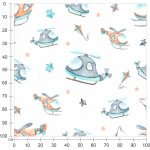  Fototapeta dla dzieci helikoptery MP008