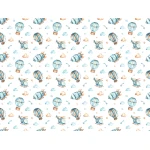  Fototapeta dla dzieci helikoptery i balony MP013