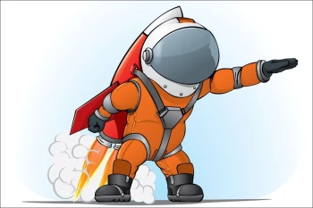  Fototapeta dla dzieci kosmonauta 1352