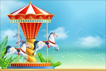  Fototapeta dla dzieci koniki 1379