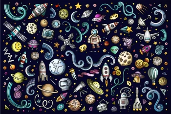  Fototapeta dla dzieci kosmos 2409