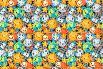  Fototapeta dla dzieci kosmos 2411