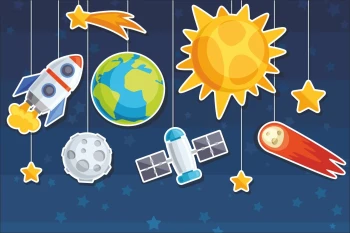  Fototapeta dla dzieci kosmos 2412